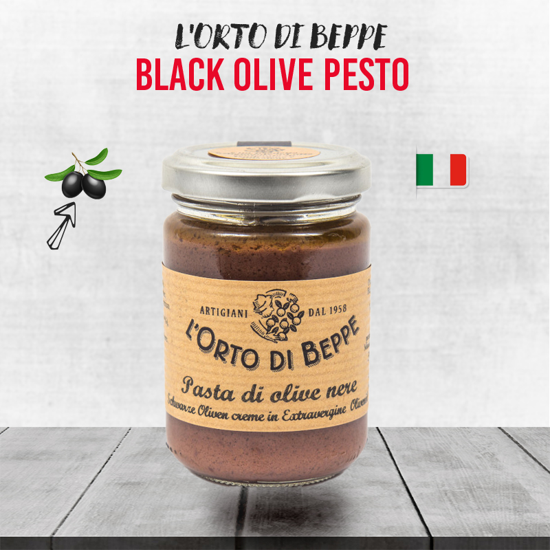 L'Orto Di Beppe Black Olive Pesto - 130g