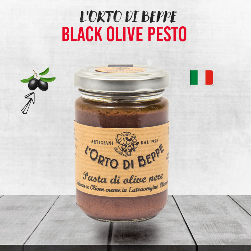 L'Orto Di Beppe Black Olive Creme - 130g